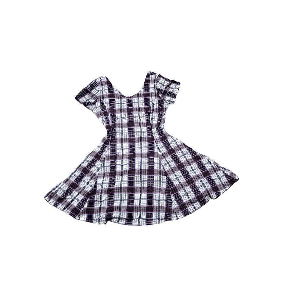 Dolls Kill Current Mood Y2K Plaid Skater Dress